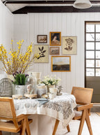 Nappe à motifs ardoise