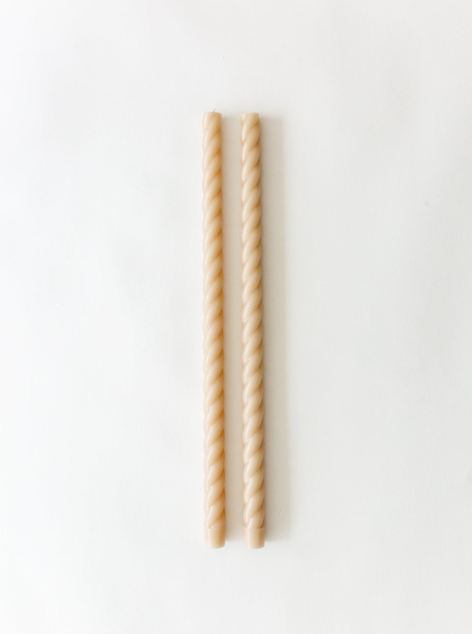 Bougies coniques en spirale | Lot de 2