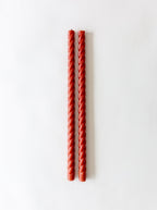 Bougies coniques en spirale | Lot de 2