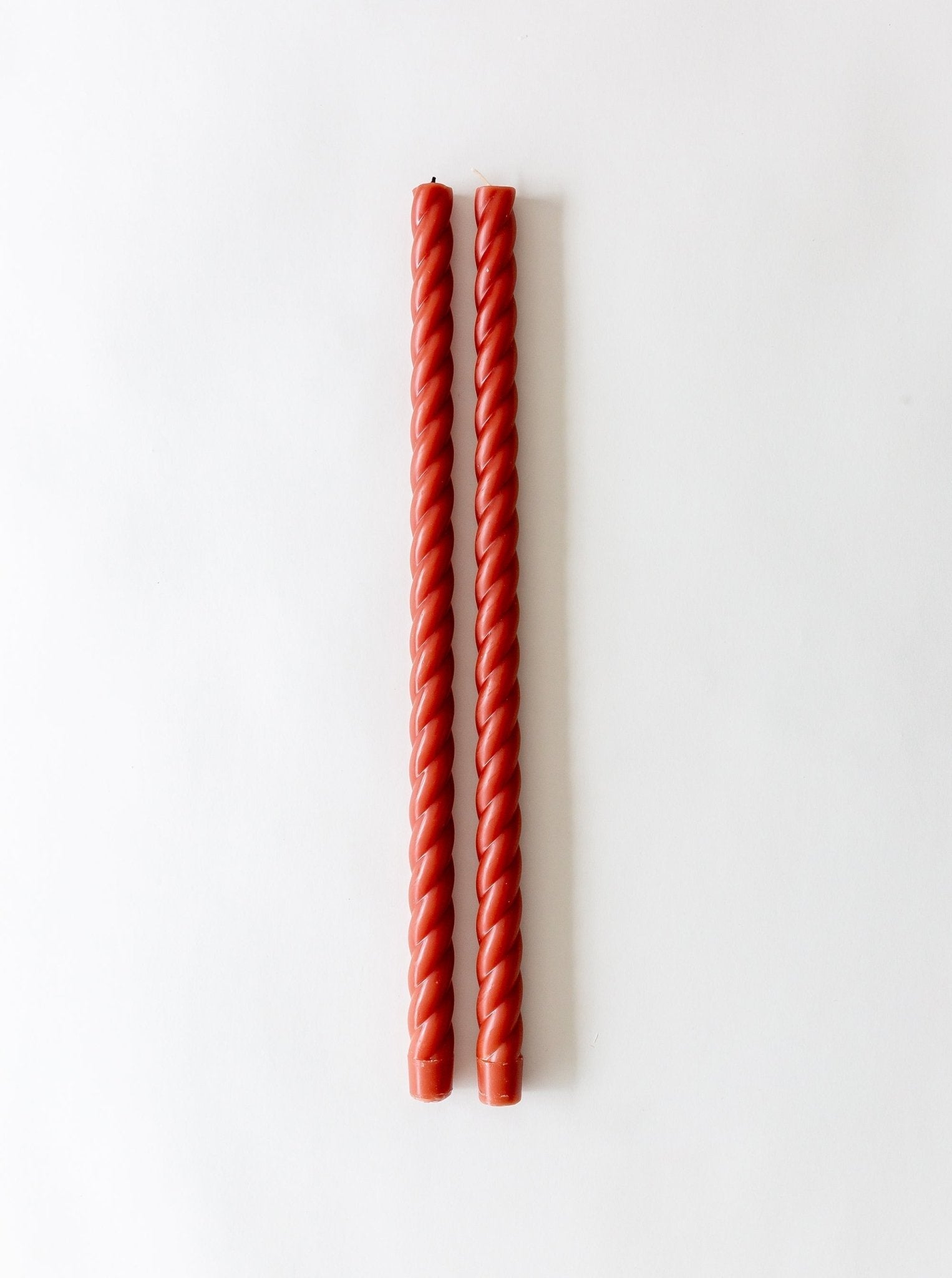 Bougies coniques en spirale | Lot de 2