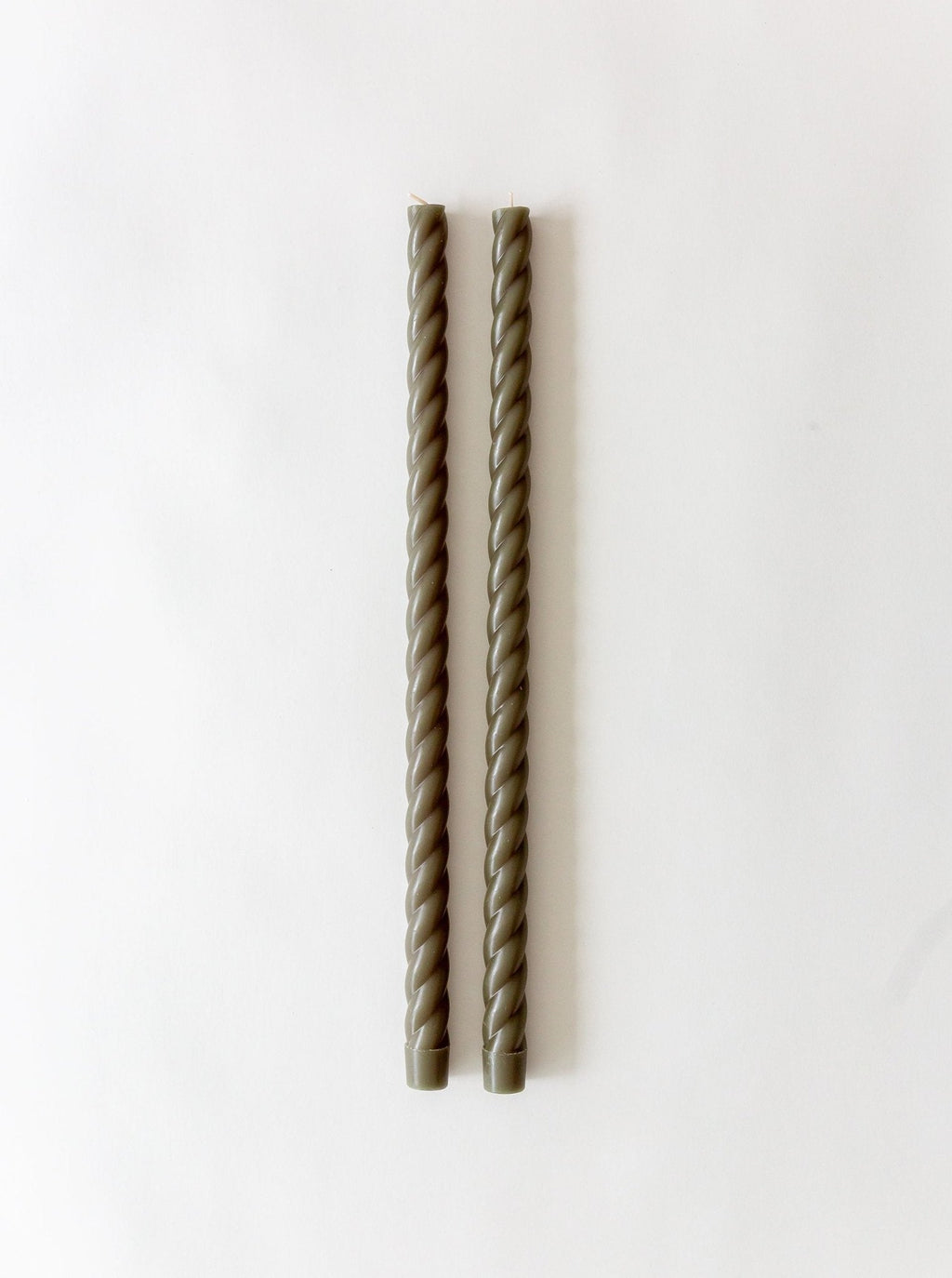 Bougies coniques en spirale | Lot de 2