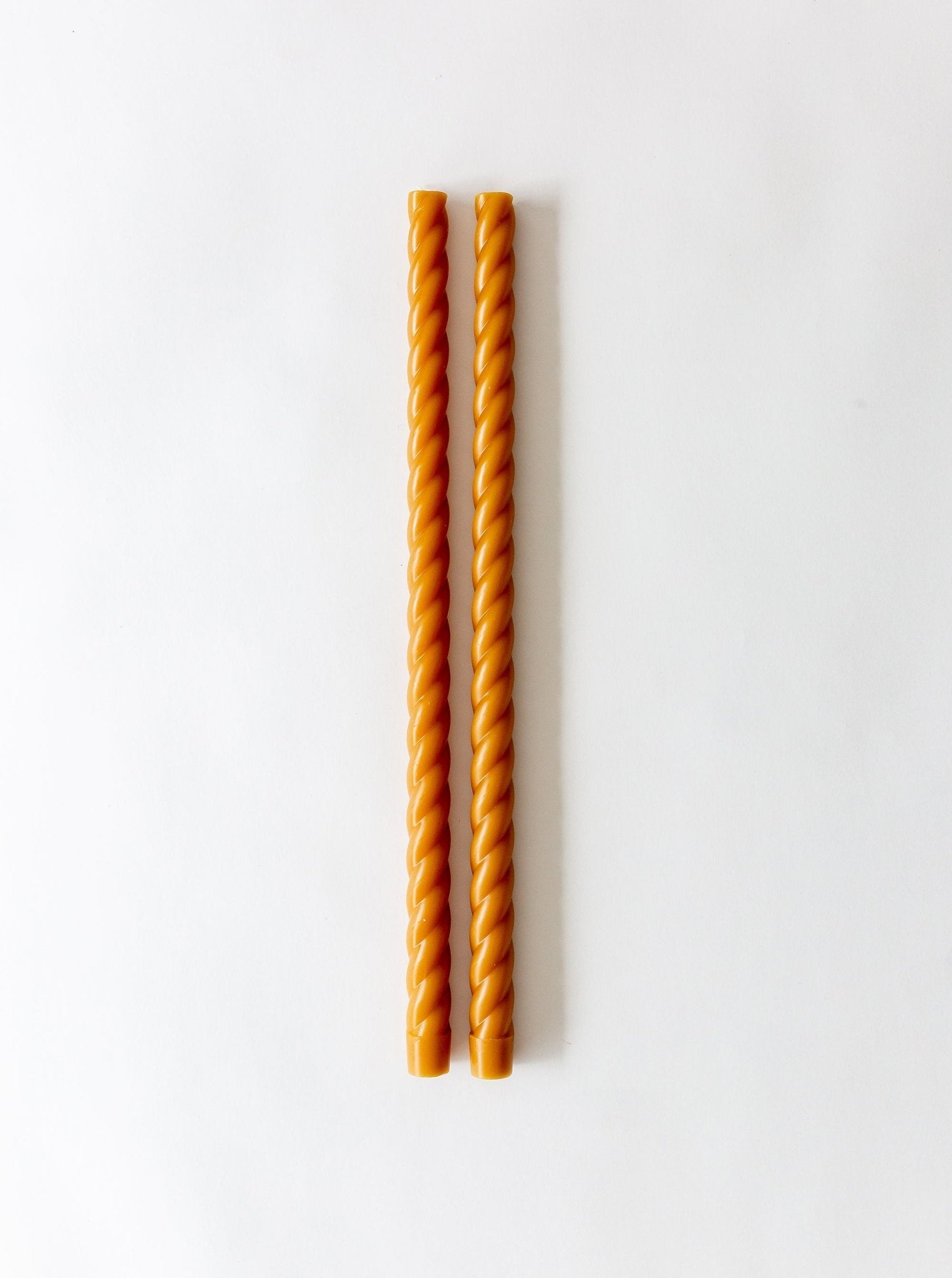 Bougies coniques en spirale | Lot de 2