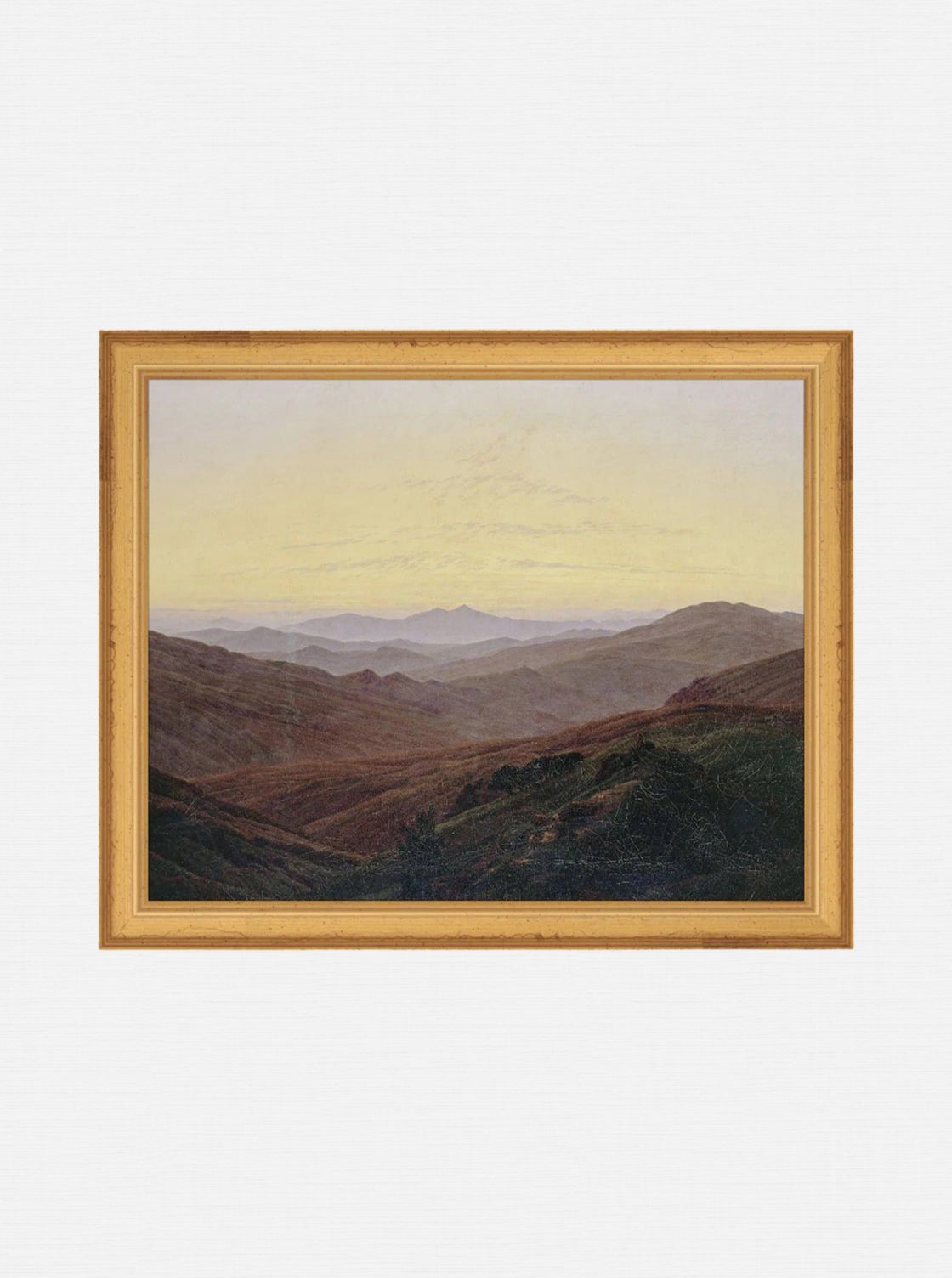 Coucher de soleil sur la vallée