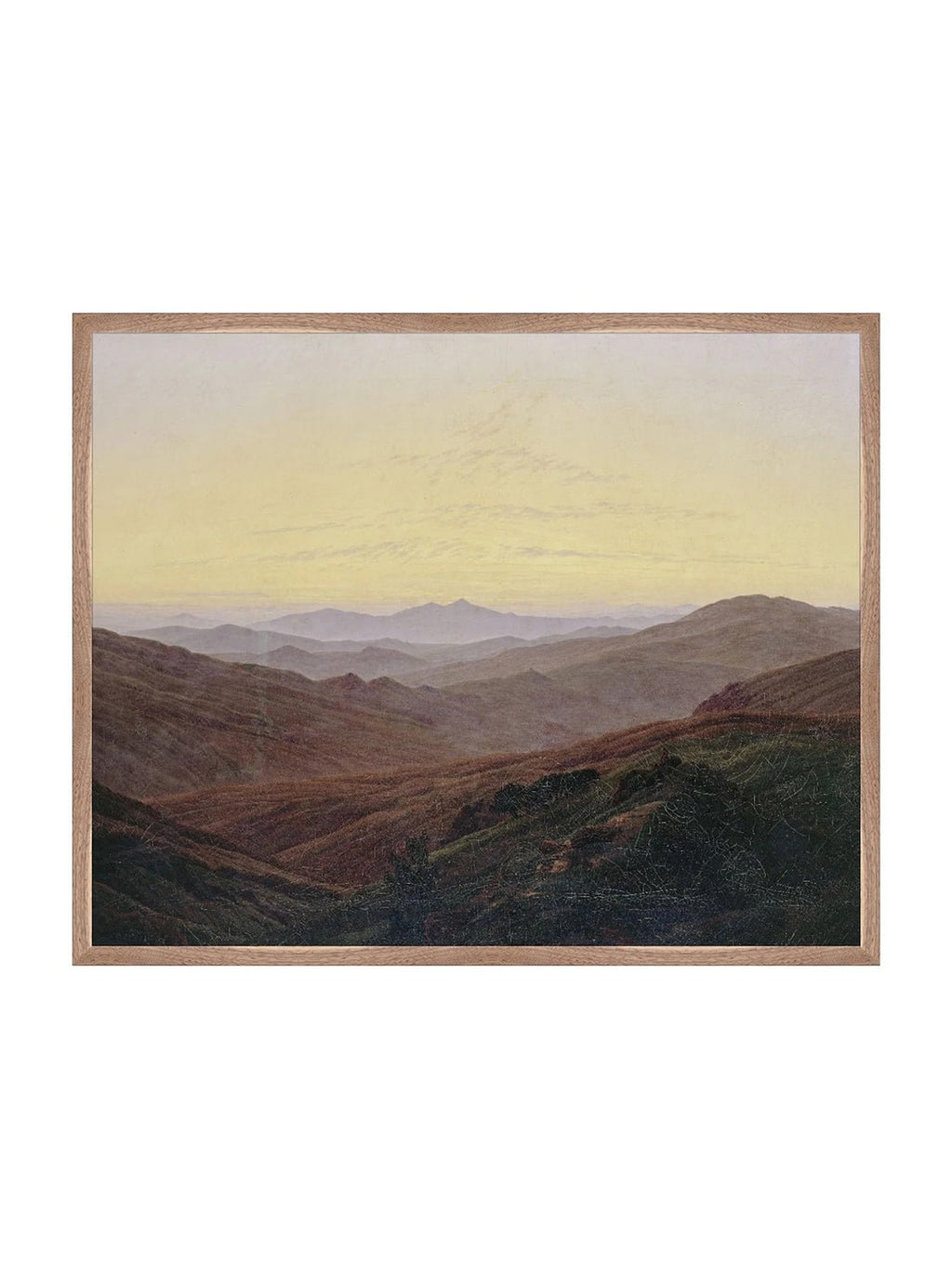 Coucher de soleil sur la vallée