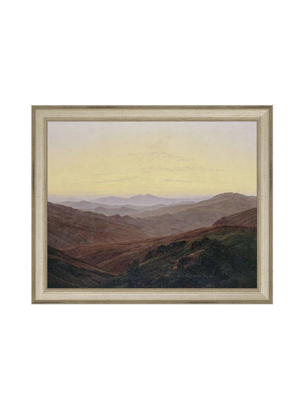 Coucher de soleil sur la vallée