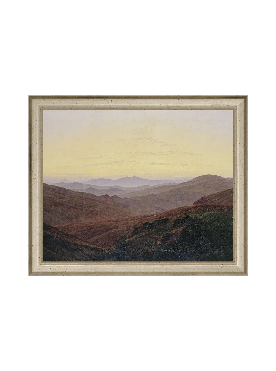 Coucher de soleil sur la vallée