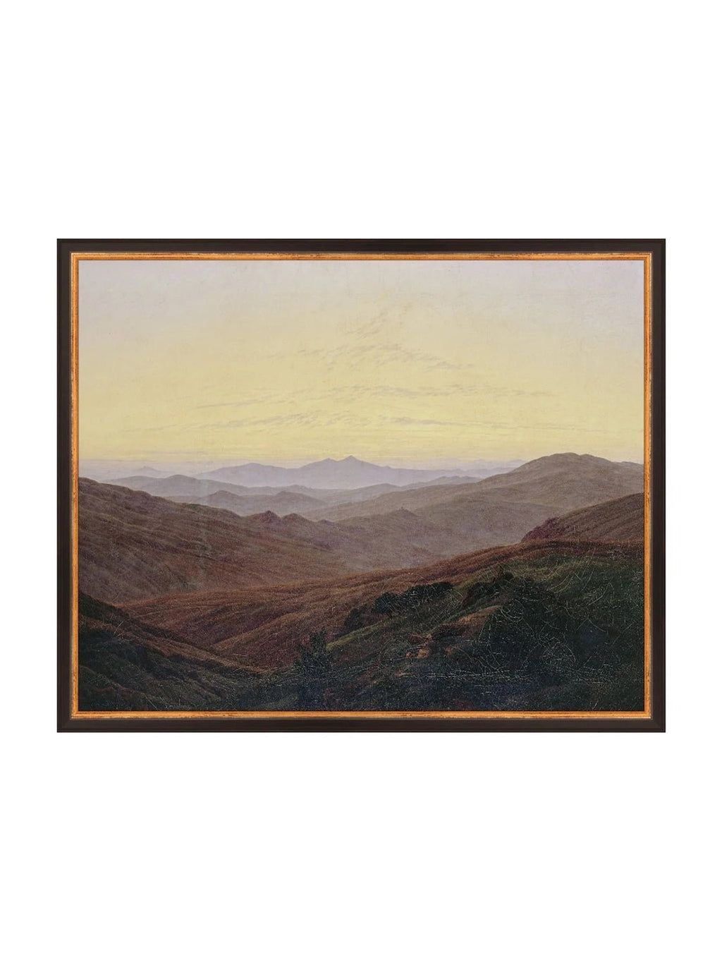 Coucher de soleil sur la vallée