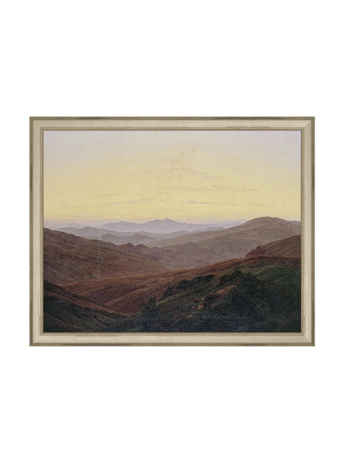 Coucher de soleil sur la vallée