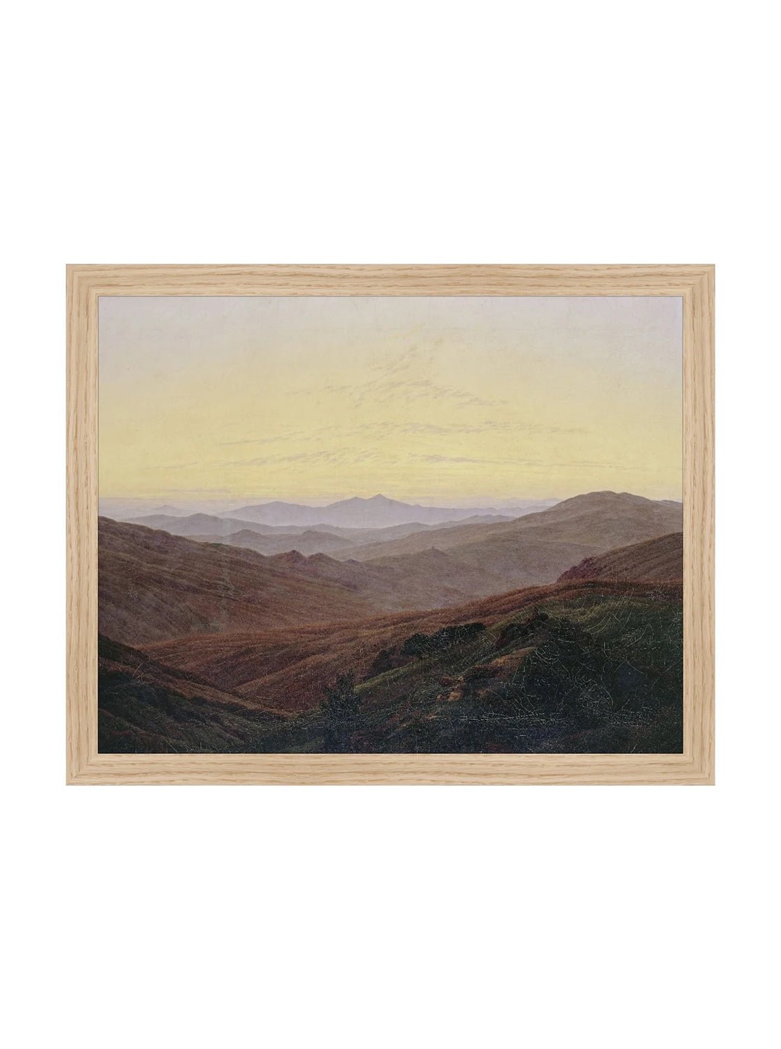 Coucher de soleil sur la vallée