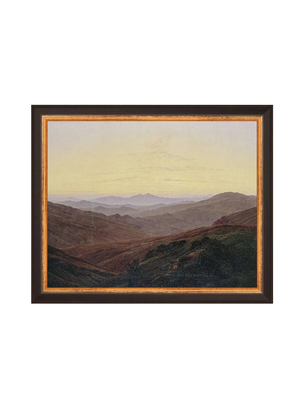 Coucher de soleil sur la vallée