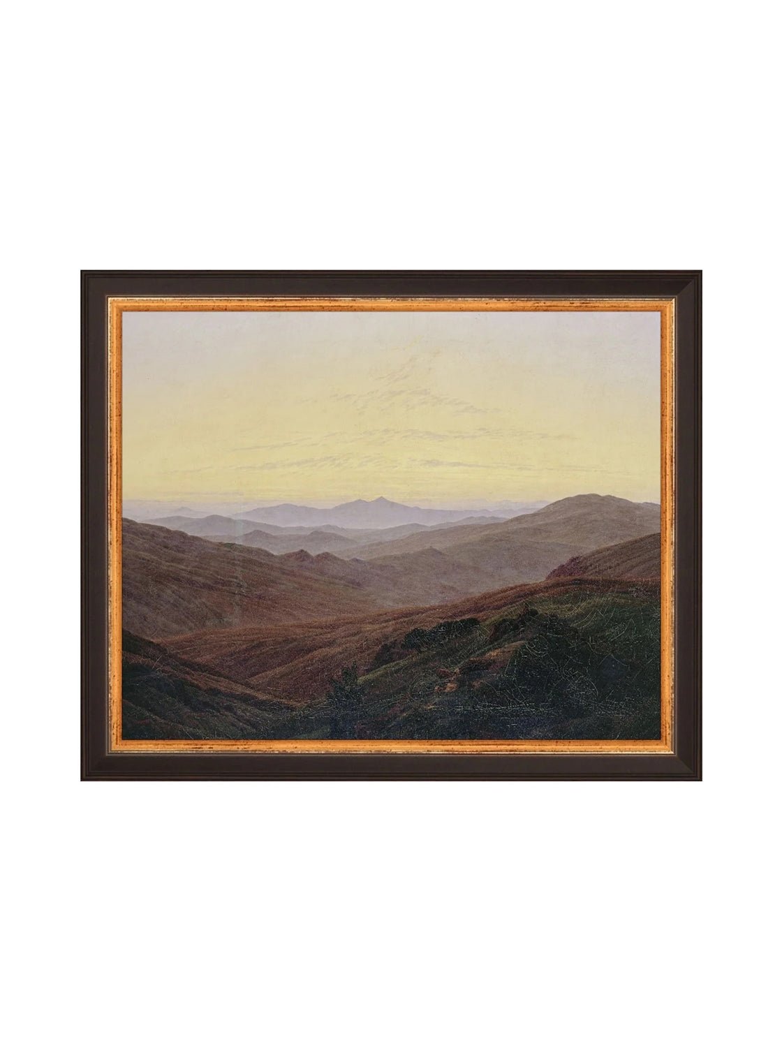 Coucher de soleil sur la vallée