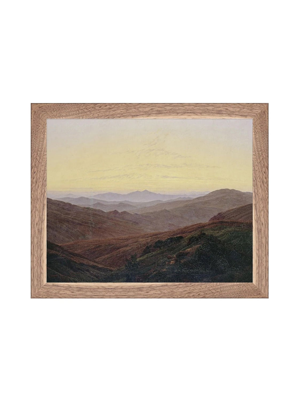 Coucher de soleil sur la vallée