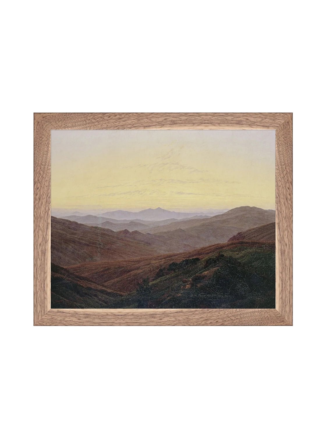 Coucher de soleil sur la vallée