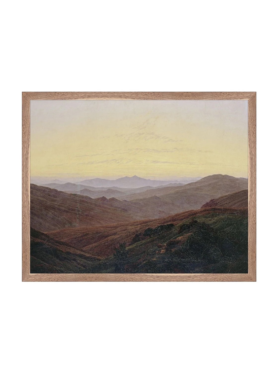 Coucher de soleil sur la vallée