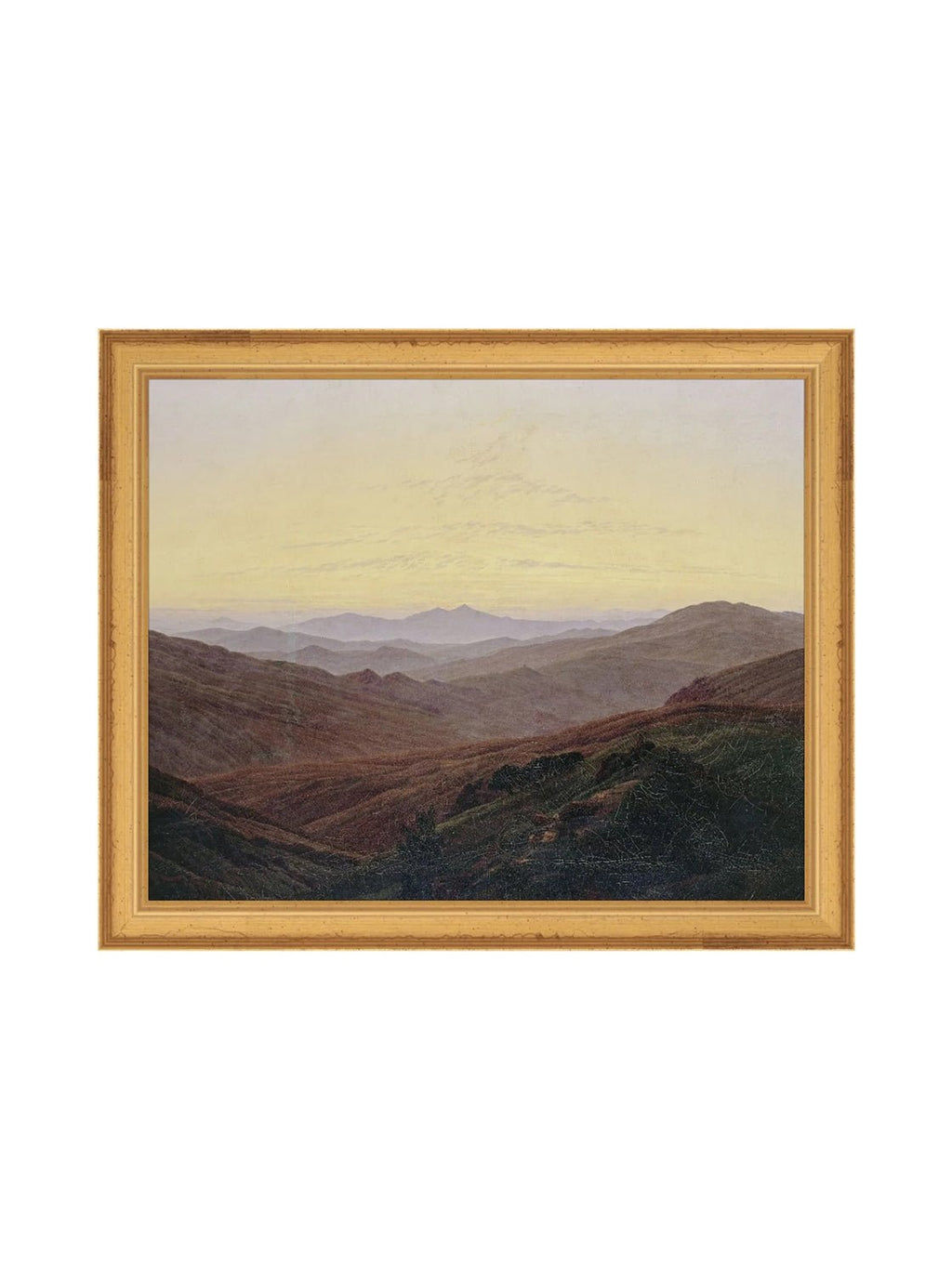 Coucher de soleil sur la vallée