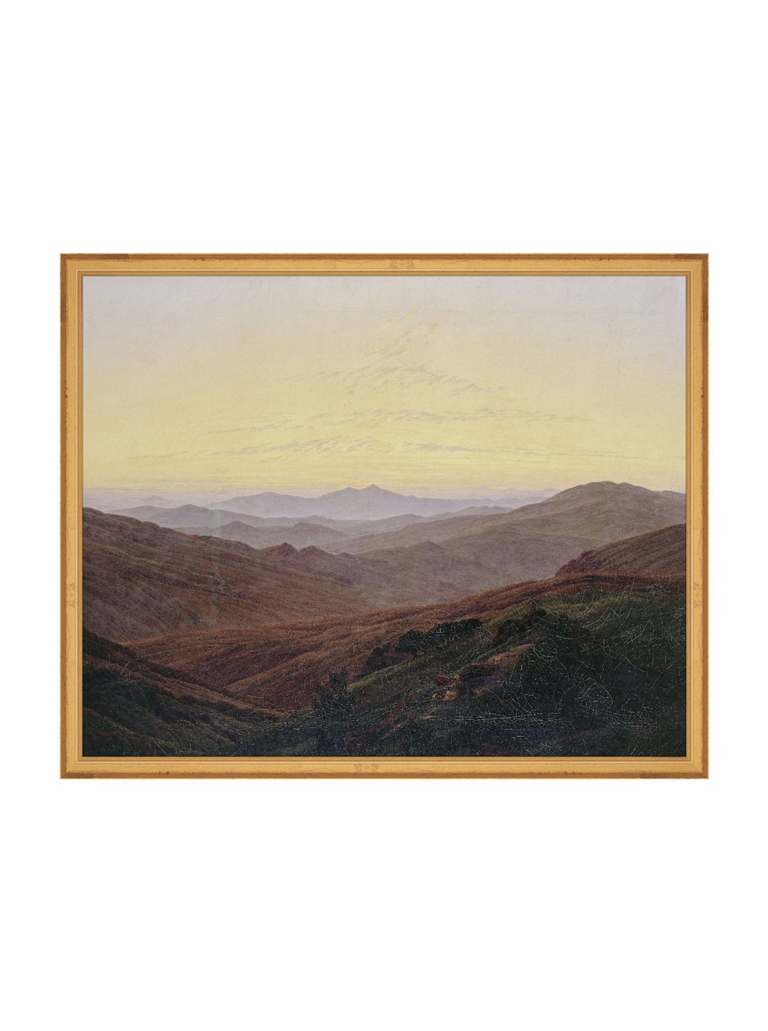 Coucher de soleil sur la vallée