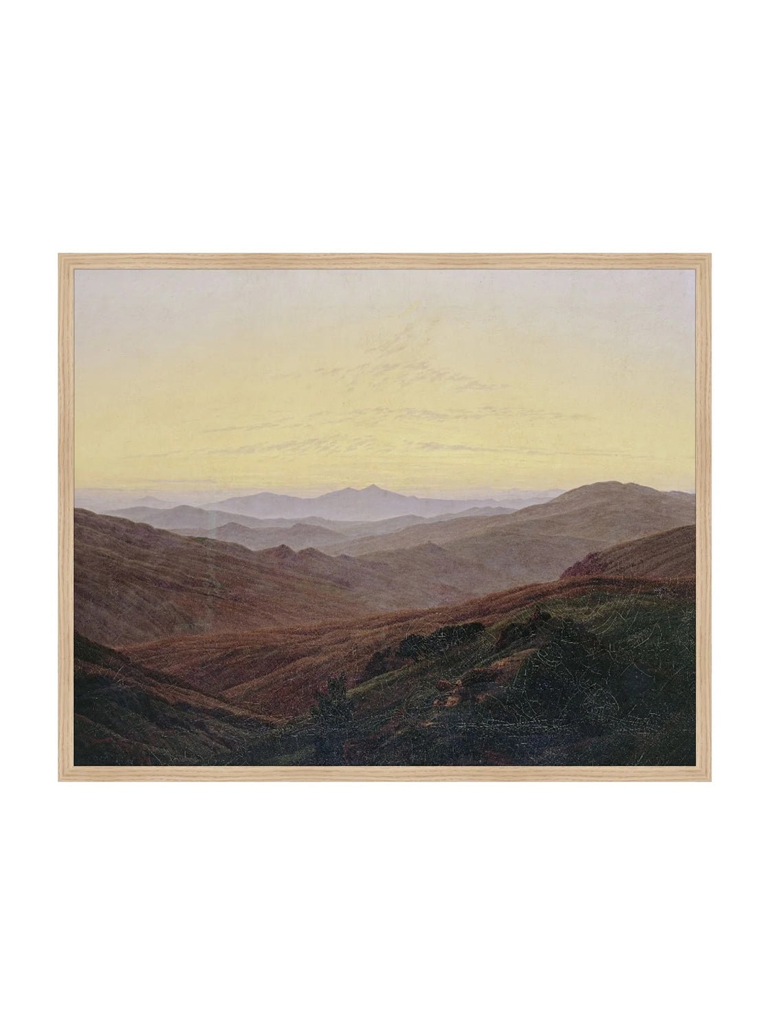 Coucher de soleil sur la vallée