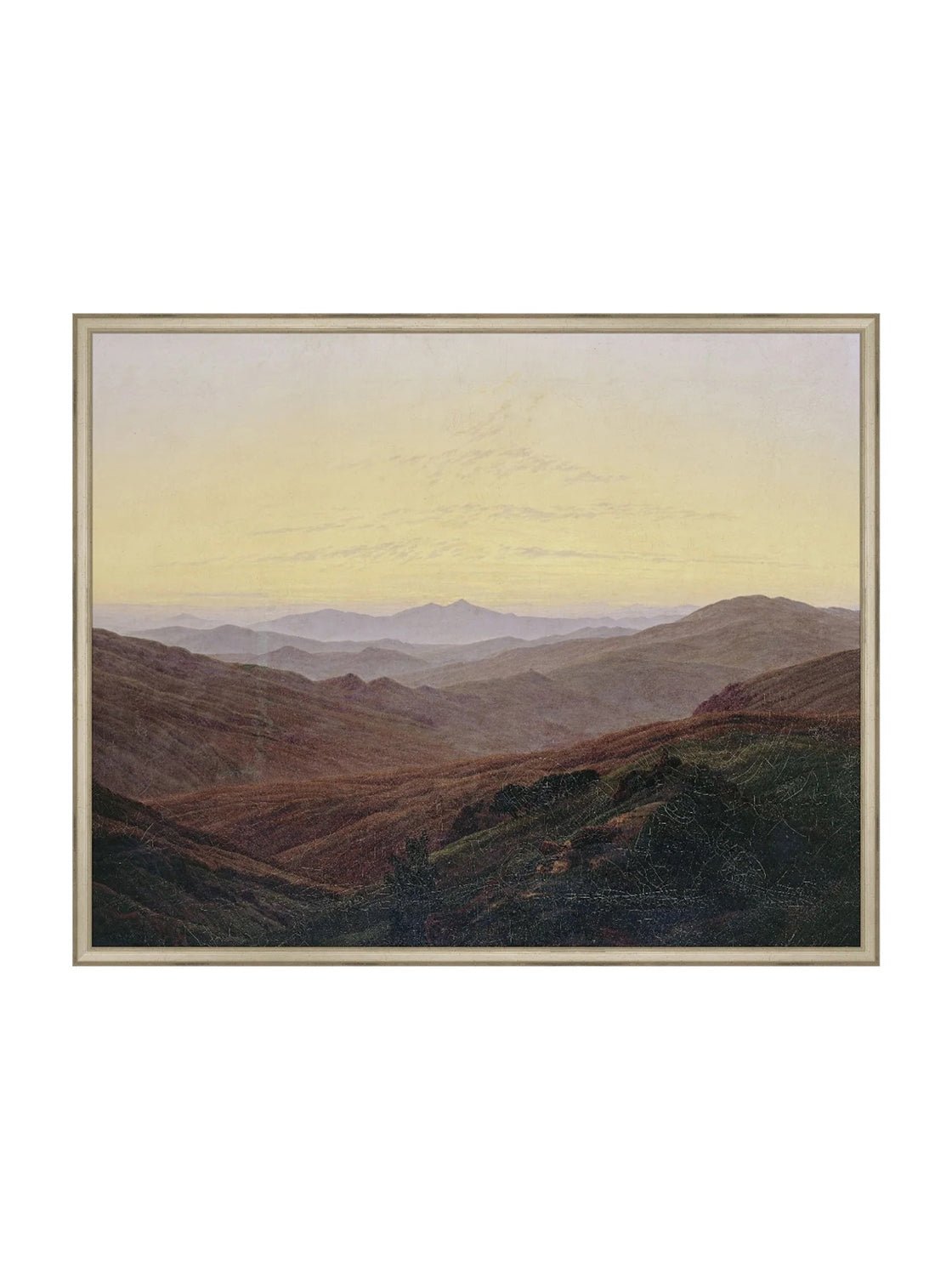 Coucher de soleil sur la vallée