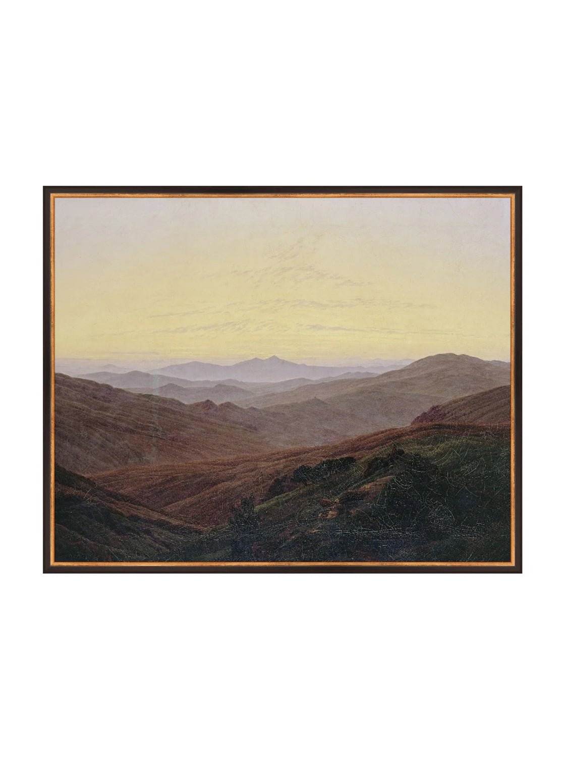 Coucher de soleil sur la vallée