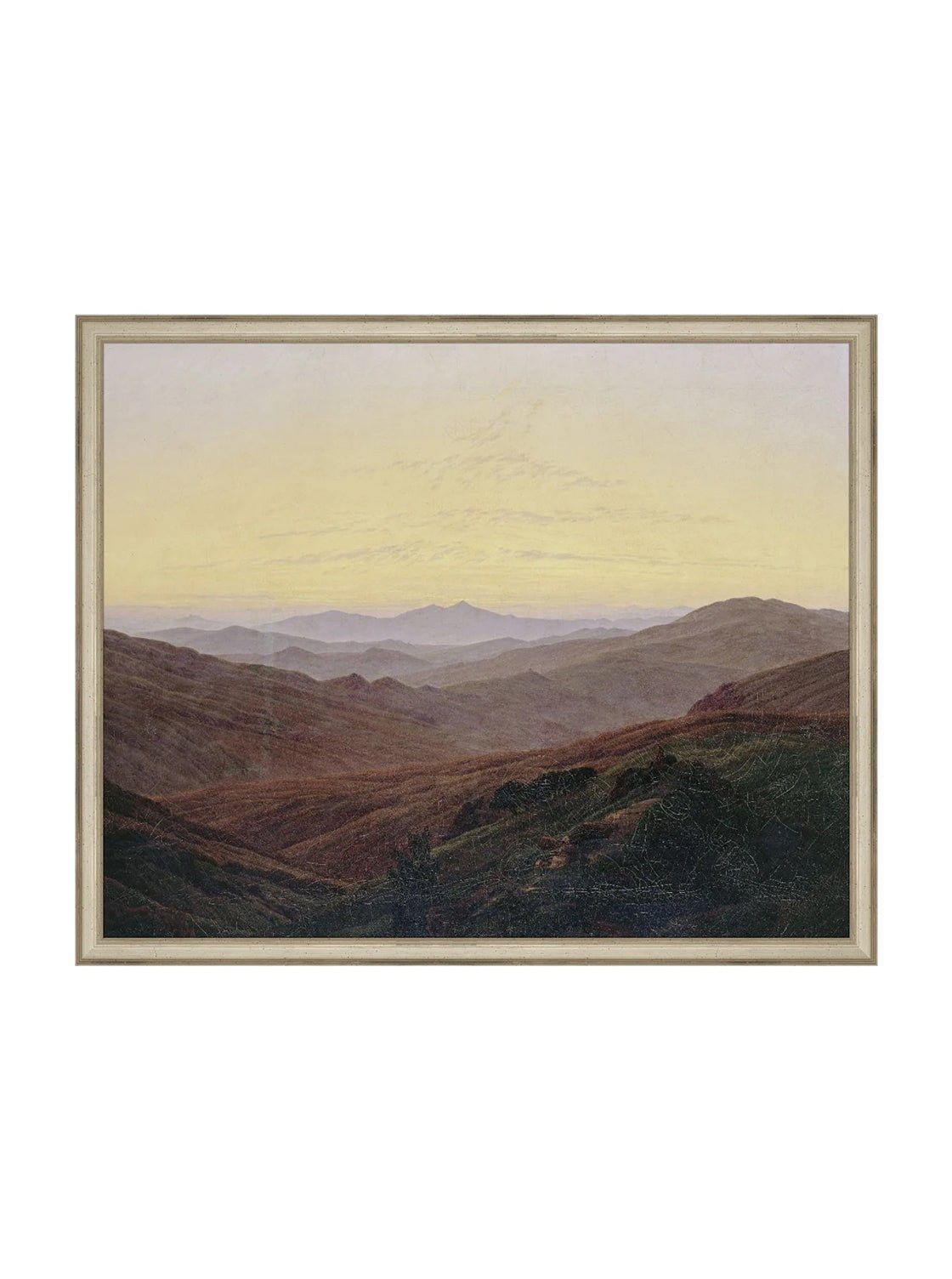 Coucher de soleil sur la vallée