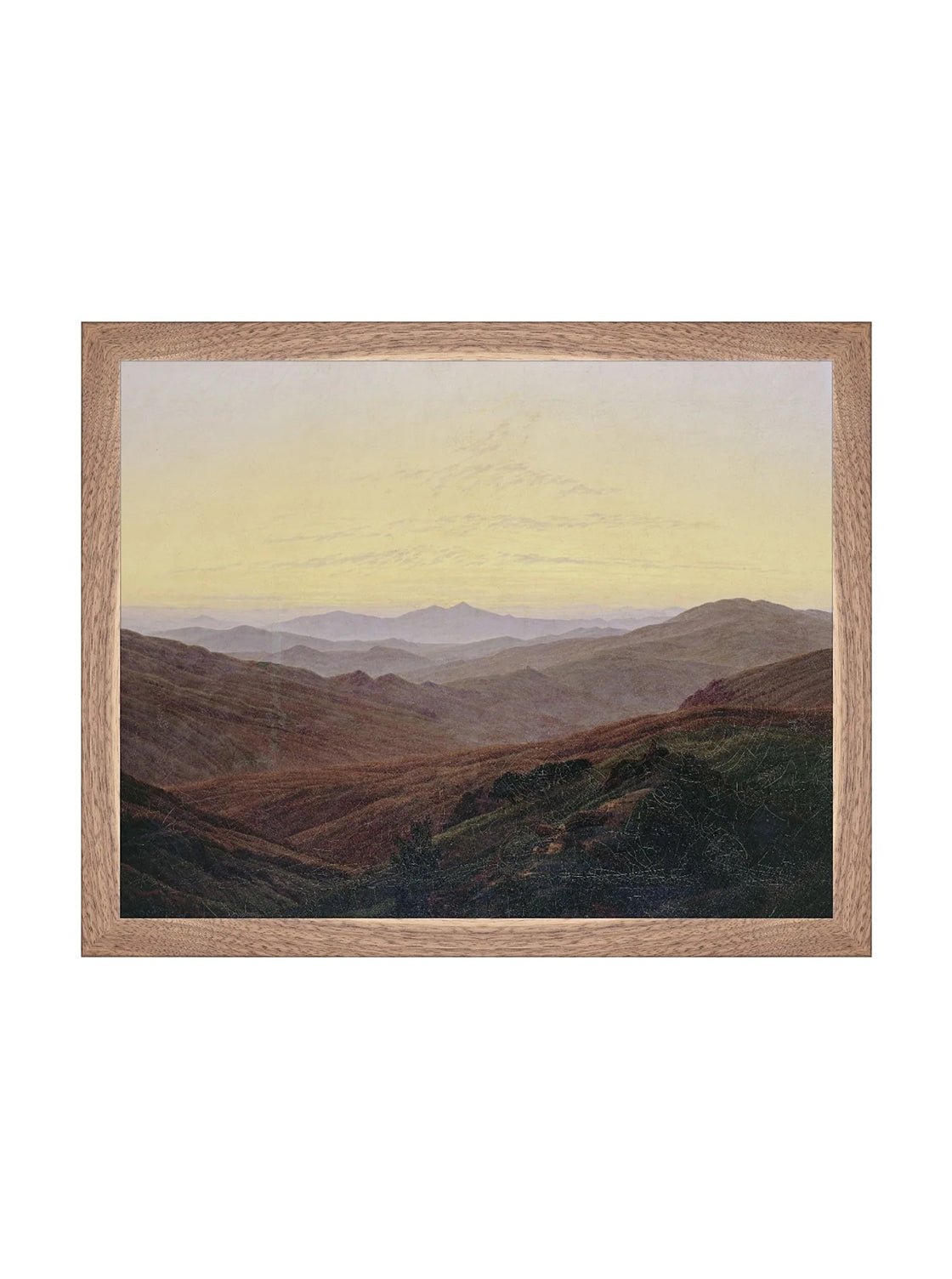 Coucher de soleil sur la vallée