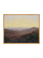 Coucher de soleil sur la vallée