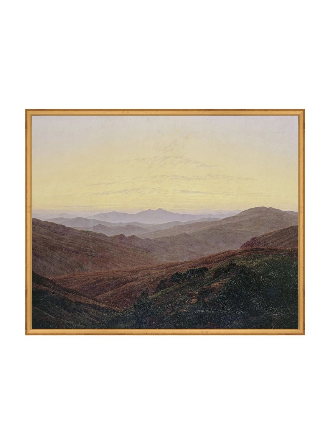 Coucher de soleil sur la vallée