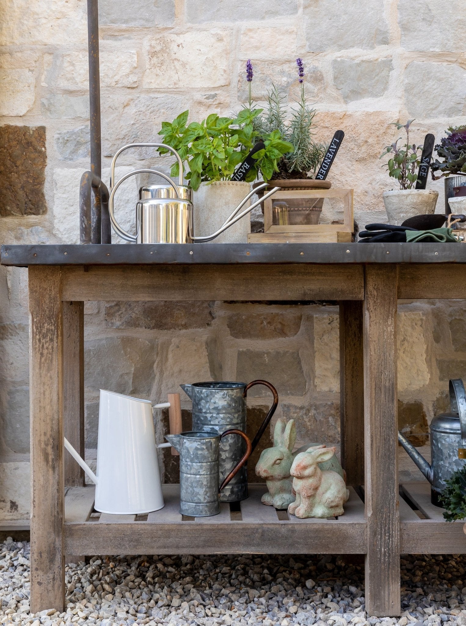 Arrosoir en fer-blanc