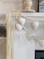 Ruban de soie déchiré