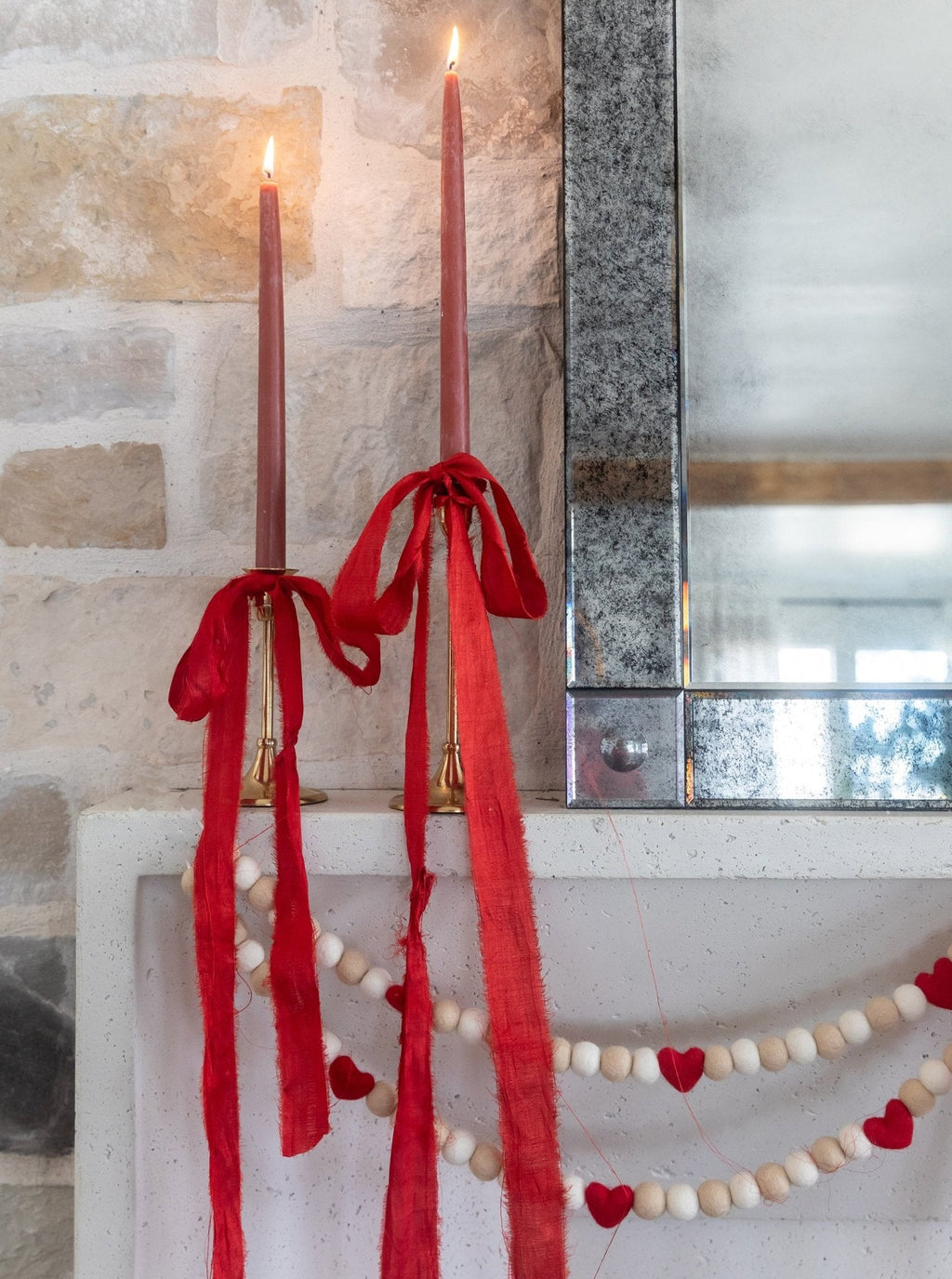 Ruban de soie déchiré