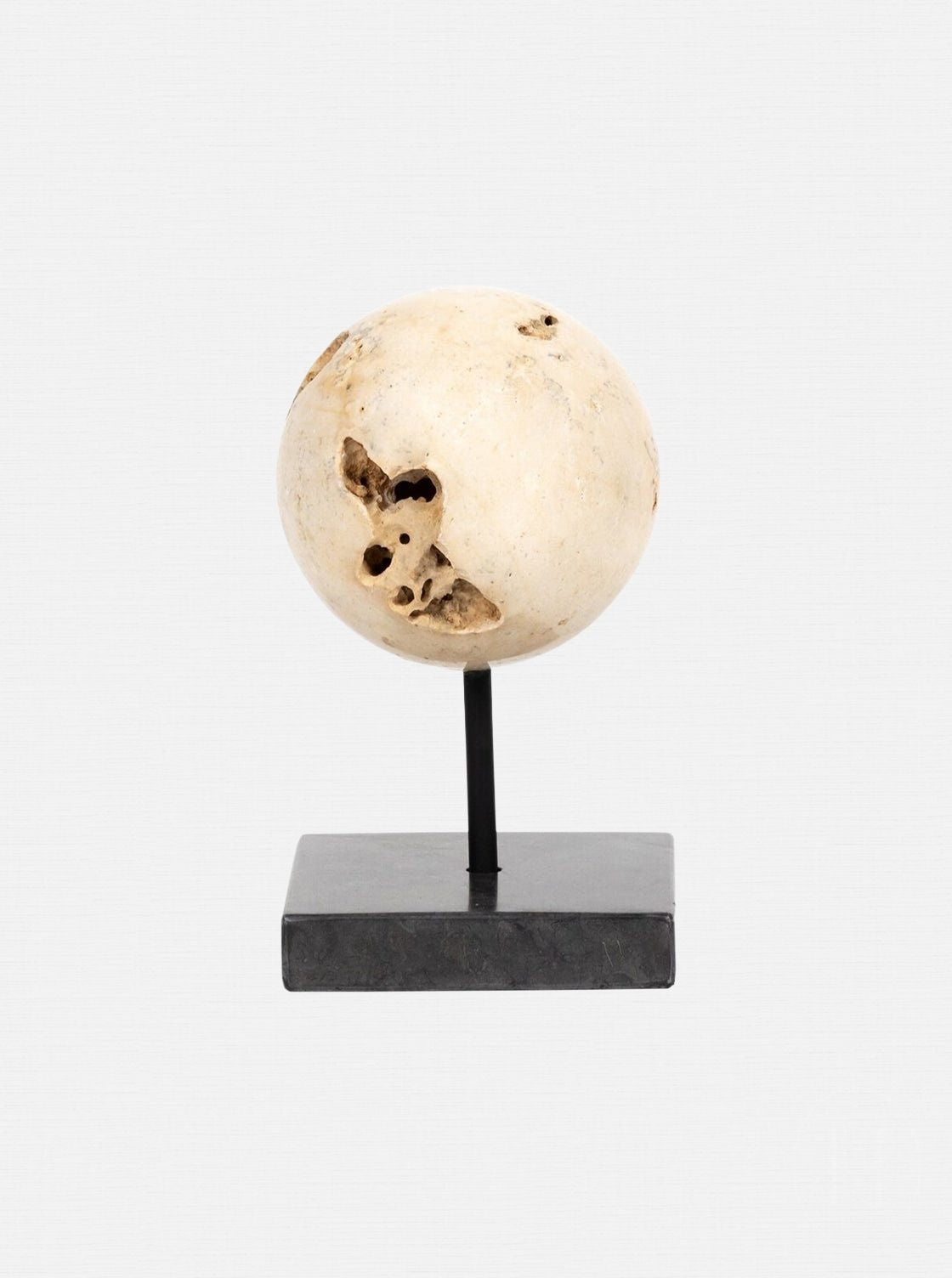 Sculptures en travertin | Ensemble de 3