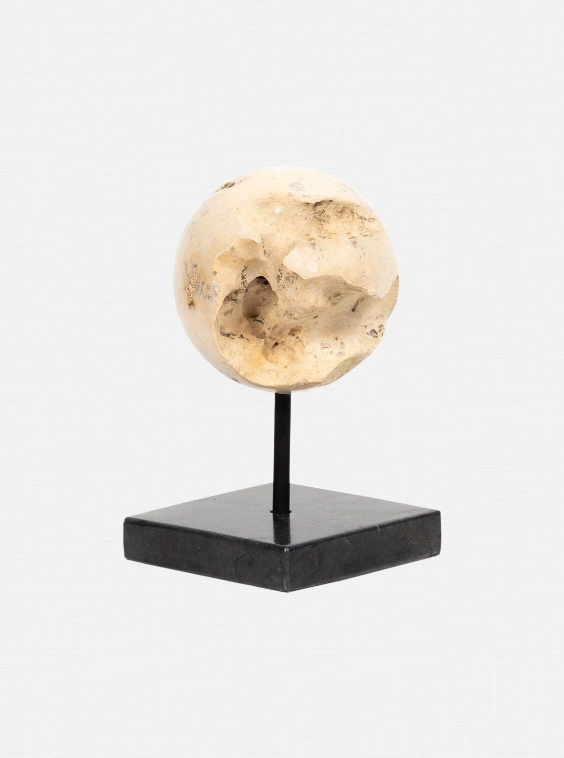 Sculptures en travertin | Ensemble de 3