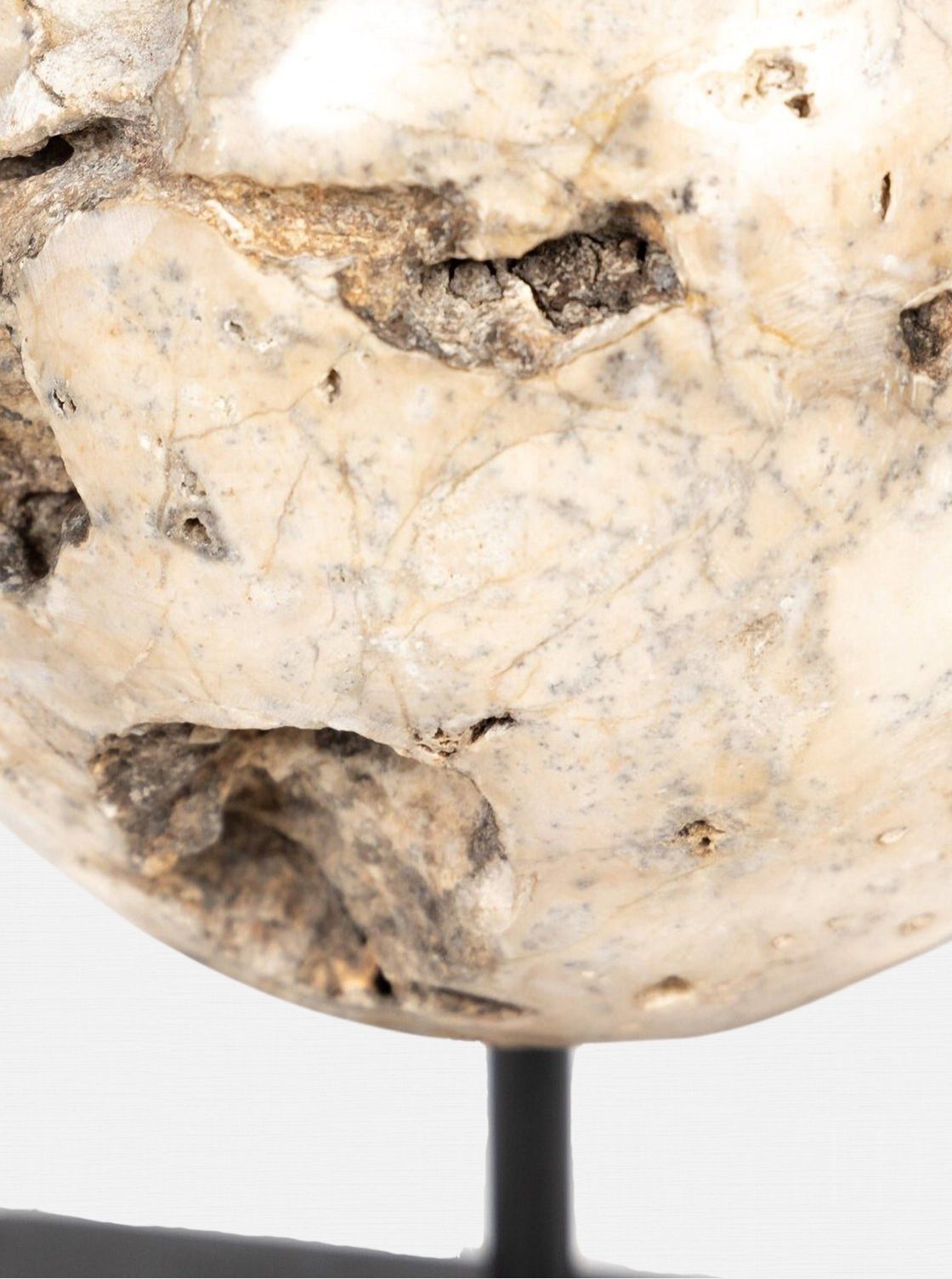 Sculptures en travertin | Ensemble de 3