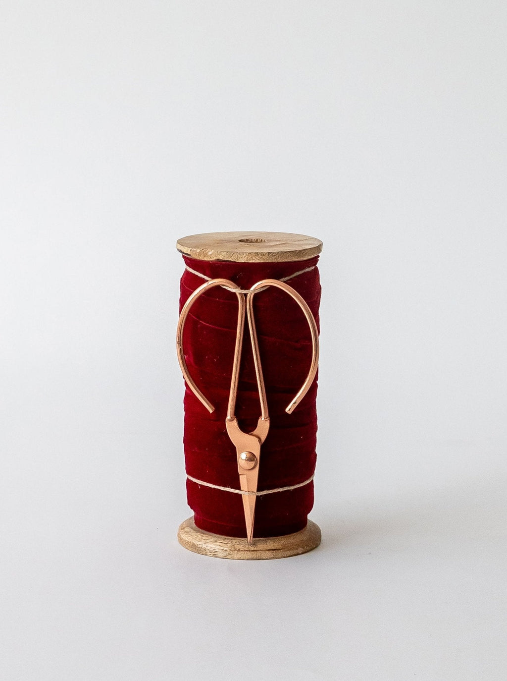 Ruban de velours et ciseaux