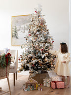 Étoile blanche pour sapin de Noël