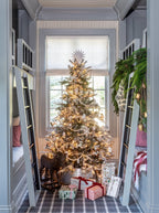 Étoile blanche pour sapin de Noël