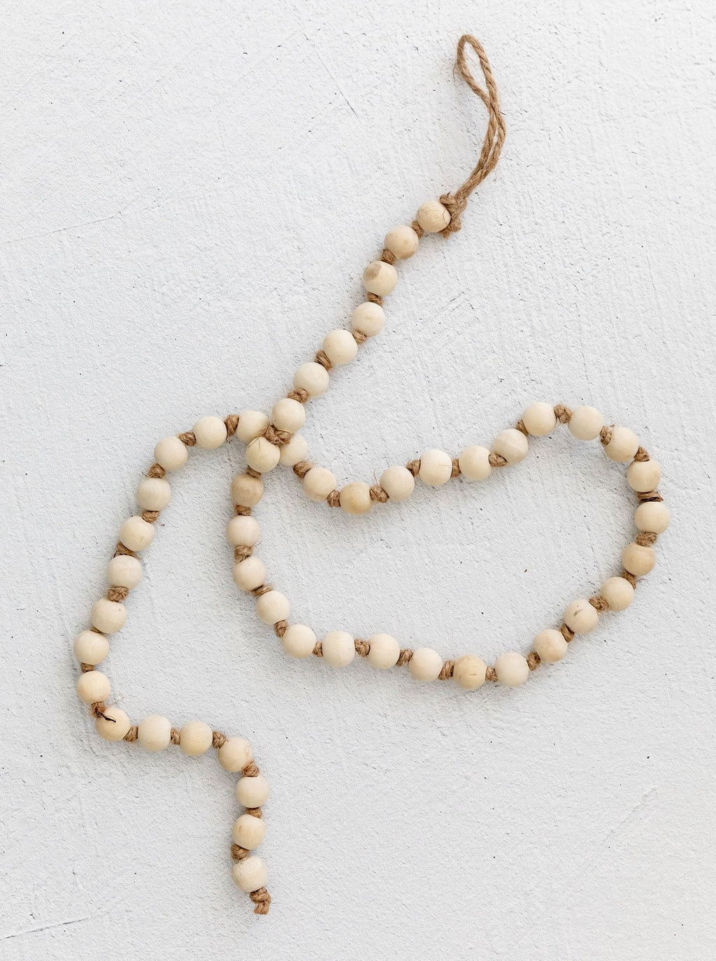 Guirlande de perles en bois