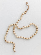 Guirlande de perles en bois