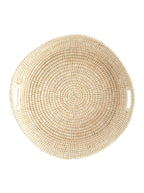 Panier en herbe tressée