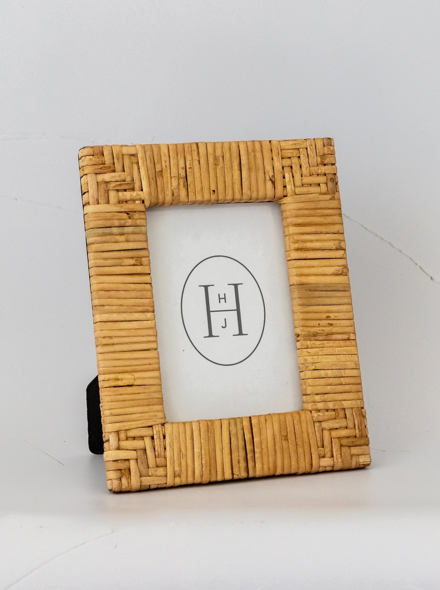 Cadre en rotin tressé